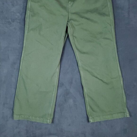 Vineyard Vines Pants Womens 36 Green High Rise Wide Leg Casual Stretch Modern - Picture 6 of 14